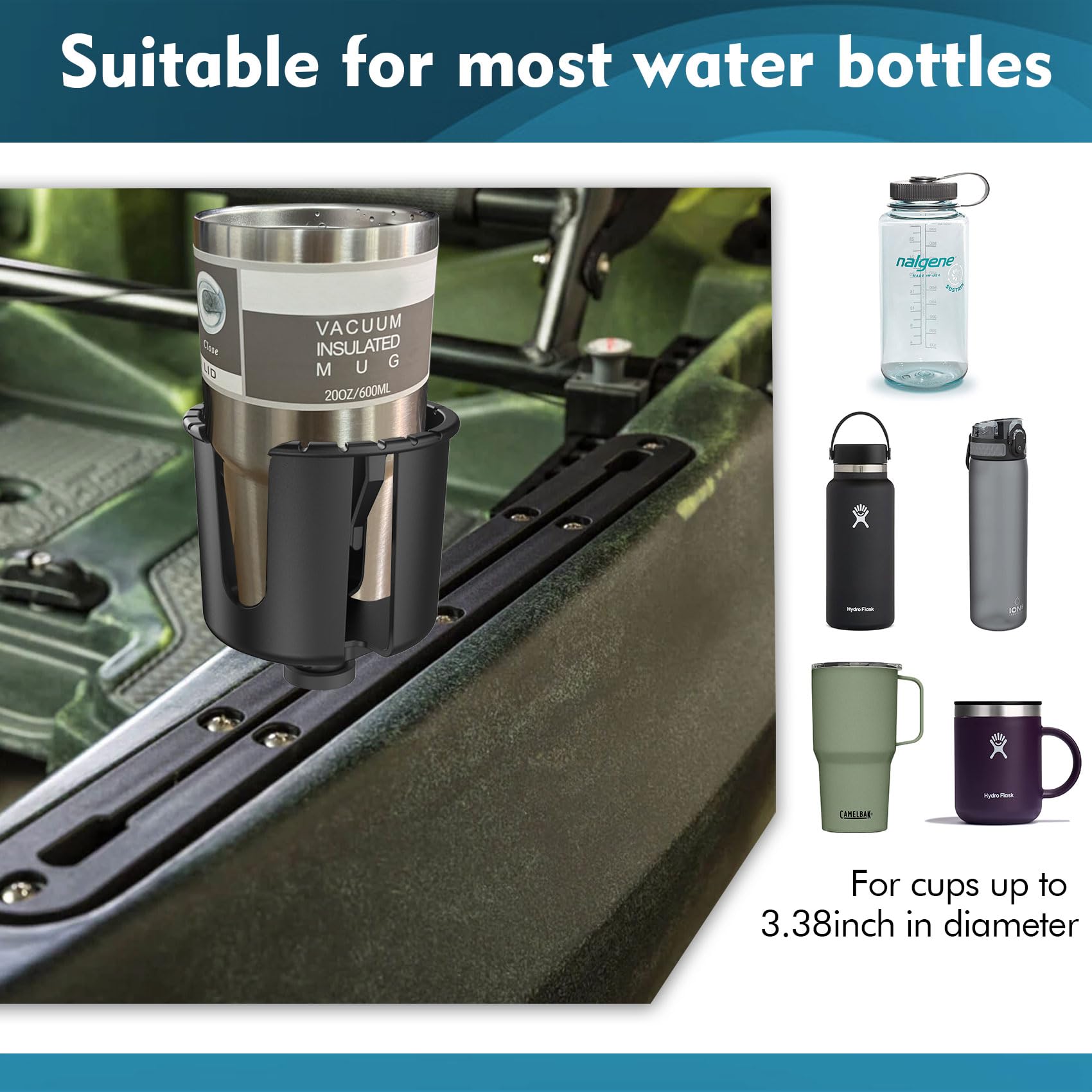 Aventik suporte de copo multif - Fishing Kayak Rod Holder avaliação e preço